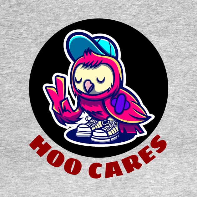 Hoo Cares | Owl Pun by Allthingspunny